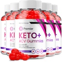 (5 Pack) Premier Keto ACV Gummies - Advanced Formula Premiere Keto Plus ACV Gummies Apple Siider Äädikas Premier ACV Dietary Supplement Reviews Mehed Naised (300 Gummies)