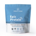 Sprout Living Plant Based Protein & Superfoods Pulber, Originaalne, Maitsestamata | Orgaaniline Valgupulber, Vegan, Mitte Piimatooted, Mitte-GMO, Gluteenivaba, Suhkruvaba, Täiuslik Keto Joogisegu (5 lb)