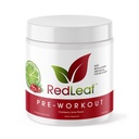 Red Leaf Pre Workout Energizer Powder, BCAA, Beeta-alaniin, Aminohapped ja roheline tee immuunsuse toetamiseks ja treeningueelseks energiaks, looduslik Jõhvika laimimaitse - 30 serveerimist
