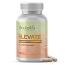 Elevate - PCOS keskendunud laktatsiooni tugi Orgainc Goat Rue, Lõvi Mane, Shatavari & Ceylon Cinnamon - Vegan, Non-GMO, taimsed täiendused rinnaga toitvatele emadele - 60 kapslit