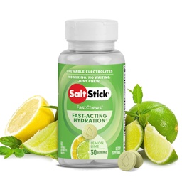 SaltStick elektrolüütide kiirköisikud - 60 Count Sidrun Lime Maitse - Näritavad elektrolüütide tabletid hüdratsiooniks, soolatabletid, dehüdratsiooni leevendamine