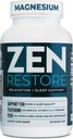 Nutroloogia Zen Restore Magneesium Supplement, 400mg Magneesium Malate annuse kohta D3-vitamiiniga, L-Theanine, soodustab lõõgastumist, lihaste taastumist ja neerupealiste tervist, kõrge imendumise täiendus, 30 serveerimist
