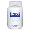 Puhtad kapslid Curcumin 500 koos bioperiiniga - antioksüdantide lisand liigeste, kudede, maksa, koloonia ja raku tervise toetamiseks * - kurkumi ja bioperiiniga - 60 kapslit