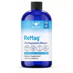 RnA ReSet ReMag – Pico-Ionic Vedel Magnesium kõrge neeldumise jaoks, 16,2 Fl Oz (1-Pack)