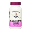 Christopheri originaalsed valemid Hawthorn Berry kapslid, südame ja südame-veresoonkonna tervise taimsed lisandid, 100 kapslit