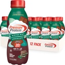 Premier Protein Shake, Limited Edition Winter Mint Chocolate, 30 g valku, 1g suhkrut, 24 vitamiine ja mineraale, toitaineid, et toetada immuunsüsteemi tervist, 11,5 oz, 12 Pack