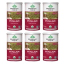 ORGAANILINE INDIA Terve Psyllium Husk Pulber Orgaaniline - Psyllium Husk Kiud Lisand, Seedimise Toetus, Vegan, Gluteenivaba, Mitte-GMO, Lahustuv & Lahustuv Kiud Allikas - 12 oz Canister, 6 Pack
