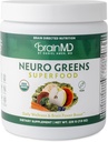BRAINMD Dr Amen Neuro Greens Superfood - 7,9 oz - toetab kogu keha heaolu, seedimist + immuunsüsteemi ja aju tervist - gluteenivaba - 30 serveerimist
