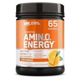 Optimaalne toitumine Amino Energia - Pre Treening rohelise tee, BCAA, Aminohapete, Keto Sõbralik, Rohelise Kohvi ekstrakt, energiapulber - Oranž jahuti, 65 serveerimine (pakendamine võib varieeruda)