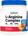 Nutrikost L-arginiin Kompleks (Fruit Punch, 60 Servings) - Gluteenivaba, mitte-GMO
