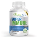 Super Wellness Immune Booster - Quercetin Immunity Support, 25 vitamiinid, maitsetaimed, superfoods, seened - vitamiinid C & E - Selenium - Kurkum - Immune Defense Supplement - 60 kapslit