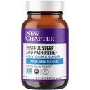 Uus peatükk Sleep Aid, Restful Sleep and Pain Relief, Melatonin & Ingveri unelisand, Gluteenivaba ja mitte-GMO, 30 Taimekapslit