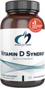 D-vitamiini sünergia - 2000 IU D-vitamiini koos K-lisandiga - toetab tervislikke meeleolusid, luude tervist + täiskasvanute immuunsust - VIT D3 + K-vitamiin - Gluteenivaba + mitte-GMO (240 kapslit)