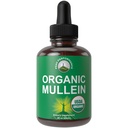 USDA orgaanilised Mullein Leaf tilgad kopsudele, hingamisteede tervisele, detoxile, puhastamisele. Kõrge biosaadavus naistele, meestele, lastele. Vedel Tinktuurilisa. Sooth Lungs, Cough, Ummikud. Vegan, nullsuhkur