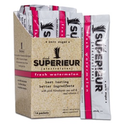 Superieur Electrolyte Powder Packets - Vegan Elektrolüütide Hüdratsioon Pulber w / Mere Mineraalid - Keto Sõbralik, Mitte-GMO, Zero Suhkru Elektrolüütide Lisand - Tervislik Spordijook - Arbuus (14 Paki)
