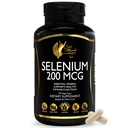 Cocó March N.M.D. Selenium 200 mcg - Kilpnäärme ja immuunsüsteemi tugilisand - ainevahetuse ja antioksüdantide kaitse oluline mineraal - Gluteenivaba, piimavaba & vegan - 3 kuu pakkumine, 90 Veg kapslit