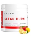 Kaged Clean Burn Powder | Maasikas Lemonade | Thermogenic Weight Management | Boost Metabolism | Orgaaniline Kofeiin, Õunasiidri Äädikas | Täiendused meestele ja naistele | 30 Servingut