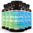 Zentastiliste probiootikumide ja prebiootikumide täiendus - 50 miljardit CFU - meeste ja naiste immuunsuse ja seedehäirete tervise jaoks - 16 tüve - riiuli stabiilne - 300 hilinenud vabastamist Veggie kapslid