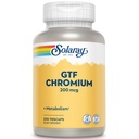 Solaray GTF Chromium 200mcg - puhas kroom GTF 200 mcg täiendus, toetab ainevahetust funktsiooni ja kogu keha tervist meestele ja naistele - 200 vegankapslit