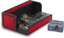 Pill Organizer 2 korda päevas, Am Pm Kaks korda päevas Pill Case, Eemaldatav Suur Reisipillid Box 7 päeva, Nädala Pill Konteiner Vitamiin Meditsiini Toidulisa Kalaõli (punane)
