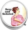 Seksikas ja sedateeritud ravim Vitamiin Pill Box