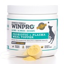 WINPRO koera probiootiline pulber Topper, pihusti kuivatatud plasma koos prebiootikumidega ja probiootikumidega seedetrakti toetamiseks ja soolestiku tervis koertele, kõik tõud, vanused ja suurused, 60 Scoops, valmistatud USA-s