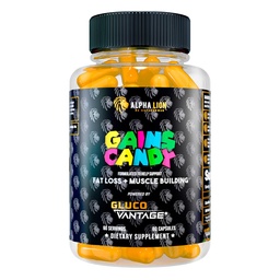 ALPHA LION Kasvud Candy, täiendus pillid, mis toetavad kaalulangus, lihaste hoone, vähendada keha rasva, uuendada energia ja treeningu jõudlust, 60 kapslit (DHB Berberine-GlucoVantage®)