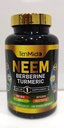 Neem Leaf Supplement - 8in1 valem - Kombineerige berberiin, kurkum, Püha basiilik, Amla, artišokk, piimaohakas ja must pipar - Immuunsüsteemi tugi - 120 kapslit 4 kuu pakkumiseks
