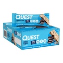 Quest Nutrition Cookies & Cream Protein Bars, 21g Valk, 1g Suhkur, 4g Net Carb, Gluteenivaba, Keto Sõbralik, 12 Count