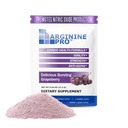 L-ARGININE PRO täiendus pulber | 30 paketti ühe serveri reisisuurus | 5500mg L-arginiin Plus 1100mg L-tsitrulliin, viinamarjad