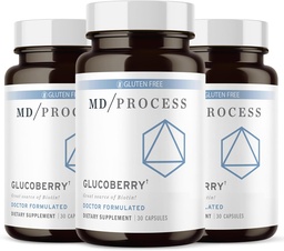 GlucoBerry Maqui Berry ekstrakt kroompikolinaadiga vere tervise toetamiseks - biotiini ja Gymnema Sylvestre - arst formuleeritud - 30 kapslit, 3 pakendit