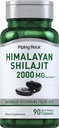 Piping Rock Shilajit kapslid | 2000mg | 90 Count | Himalayan Fulvic Acid | Non-GMO, Gluten Free Supplement