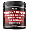 Cayenne Pepper Toidulisandid Kurkumiini Juur, Ingveri Juur, Citrus Bergamot & More - Seedetrakti Tervis, Immuunsüsteem, Südame Tervis Ja Ühine Tervis - 90 Kapslit