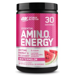 Optimaalne toitumine Amino Energia - Pre Treening rohelise tee, BCAA, Aminohapete, Keto Sõbralik, Rohelise Kohvi ekstrakt, energiapulber - Arbuus, 30 Servings (pakendamine võib varieeruda)