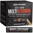 Vedelad multivitamiinijoogid Segu Vitamiin Pulber BCAA ei häiri teie magu Igapäevane Keto Multivitamiin meestele ja naistele Aminohappepulber Puuvilja Punch Packet Multivitamiini Pulberelektrolüüdid