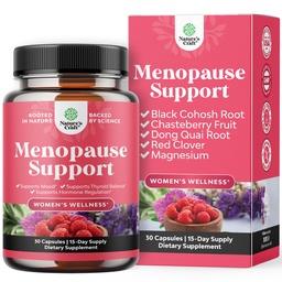 Täielik taimse menopausi täiendus naistele - mitmekordne menopausi leevendamine hormoonide tasakaal naistele öösel meeleolu ja rohkem koos Dong Quai Vitex Chaste Berry ja Black Cohosh - proovipakett