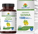 Brieofood Organic Senna 1500mg, 45 Servings, Taimetoitlane, Gluteenivaba, 90 Taimetoitlane tablett