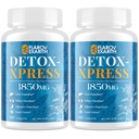 Canna Cleanse, Maks Puhasta Detox & Remont närimistabletid, Piimaohaka täiendus, Kiiretoimeline keha Detox naistele ja meestele, Toksiini Maks, Neerud, Digestion & Metabolism, 120 tabletti