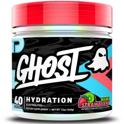 GHOST Hüdratsioon, Kiwi Maasikas, 40 Serv, Elektrolüütide Pulber - Jooge Segalisandit Magneesiumi, Kaaliumi, Kaltsiumi, C-vitamiini Ja Tauriini Energia Ja Kestvus - Vegan, Soja, Suhkru Ja Gluteeni Vaba