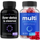 NutraChamps Maks Puhasta Detox Kapslid ja (2-Pack) Meeste Multivitamiini Gummies Bundle
