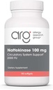 Allergia uurimisrühm Nattokinase 2000 FU / 100mg - Nattokinaasi lisand naistele ja meestele, looduslik ensüüm südame ja vere tervise toetamiseks - 180 Softgels
