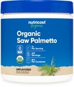 Nutricost Organic Saw Palmetto Powder 8oz - sertifitseeritud USDA Organic Saw Palmetto, Gluteenivaba