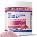 L-ARGININE PRO | 5500mg L-arginiin Plus L-tsitrulliin 1,100mg Vaarikapulber joogisegu täiendus lämmastikoksiidi tootmise suurendamiseks