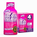 Vitamiinienergia Mood + Extra Tugevus Energia Shot Troopiline Berry 4 Pack, 260mg looduslik kofeiin, B-vitamiinid, rodiola, kummel, meeleolu ja energia toetus, null suhkur, Gluteenivaba, Vegan, 1.93 fl oz