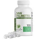 Bronson Saw Palmetto ekstra tugevus toetab tervislikku eesnäärme funktsiooni ja kuseteede tervisetoetust - mitte GMO, 100 taimekapslit
