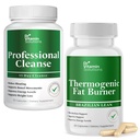 DR VITAMIN LAHENDUSED Professionaalne Detox Puhastus ja termogeenne Rasvapõletaja Bundle - 15 päeva Puhastus kaalujälgimiseks, Soolestiku Terviseks Ja Puhumiseks - 90 Caps