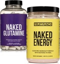 NAKED Vegan Energizing lihaste taastamine Bundle Fruit Punch Energy ja 240 L-Glutamiini kapslid, 1000 mg