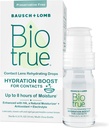 Biotrue Hydration Boost kontaktidele, niisutavad silmatilgad kuivadele silmadele, säilitusaineteta, värskendused, määritavad ja niisutavad läätsed, niisutavad silmatilgad, 0,33 FL Oz (pakk 1)