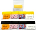 AM / PM Pill Pouch kotid reisimiseks 7-päevased, korduvkasutatavad pillid kotid päevade nädala sildid, suur võimsus vitamiine ja toidulisandeid, pillid, multi-otstarbeline meditsiini korraldaja (koos pillide lõikamine)