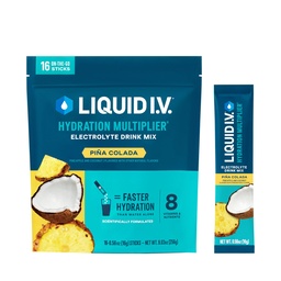 Vedelik I.V.® Hüdratsioonikordaja - Pina Colada | Elektrolüütide pulbrijoogisegu | 1 pakend (16 serveerimist)